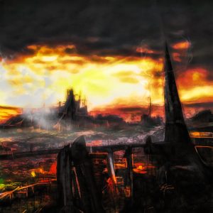 DarkArt; Apocalypse; Destruction; Town; Aftermath