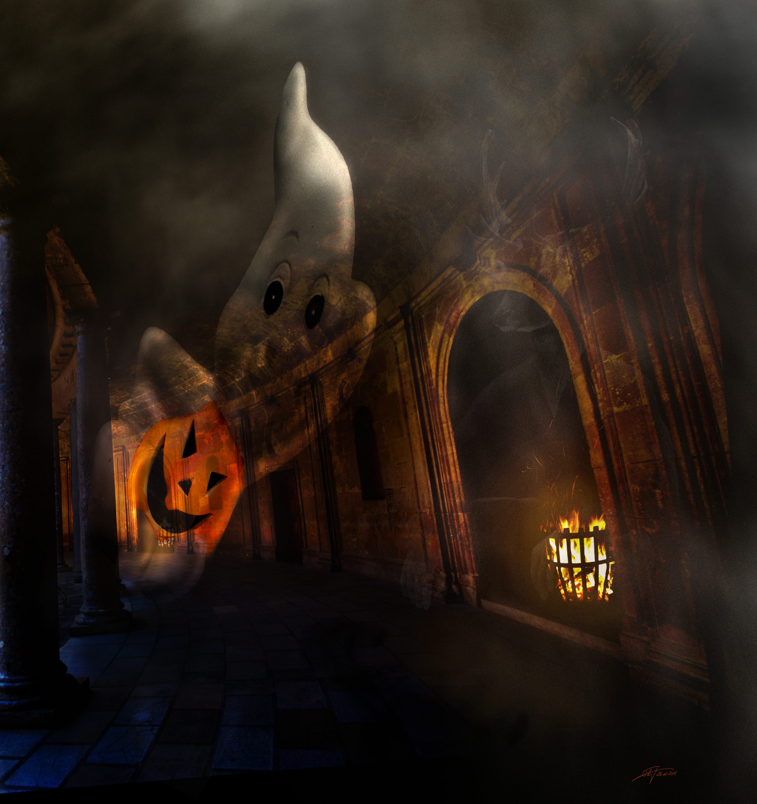 MWD 12; Contest; Ghost; Pumpkin;