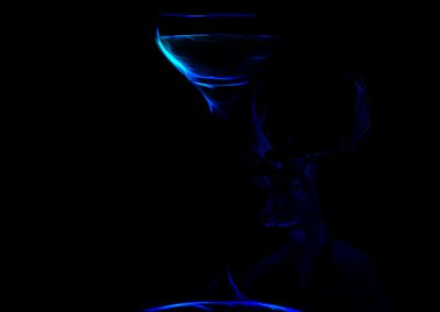 PS CS6 Bildbearbeitung; White wine; Blue Light; Glowing