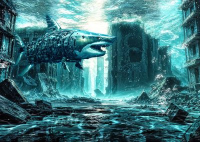 Mixed Media; Leonardo AI; PS CS CC Bildbearbeitung; DarkArt; Fantasy;